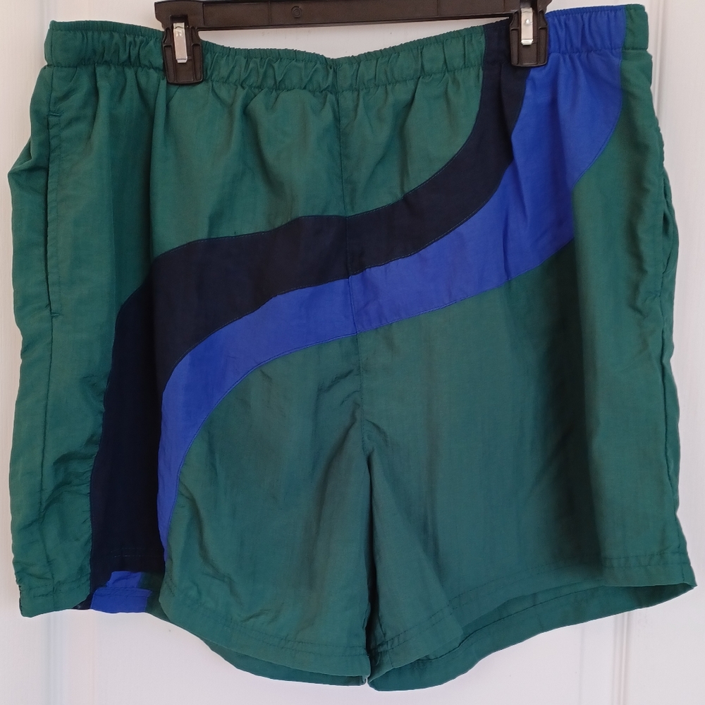 PRO SPIRIT MEN'S MESH LINED SWIM TRUNKS XL (40-42) STYLE: SW-5T BACK ZIP POCKET